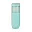 HOST Freeze Double Walled Insulated Water Bottle Freezer Tumbler with Active Cooling Gel Stainless Steel Lid and Silicone Grip, Set of 1 20 Oz Plastic Bottle, Blush