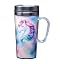 Spoontiques Insulated Travel Mug, 14oz - Double Wall Stainless & Acrylic Drink Cup with Twist Top Lid & Handle - US Air Force