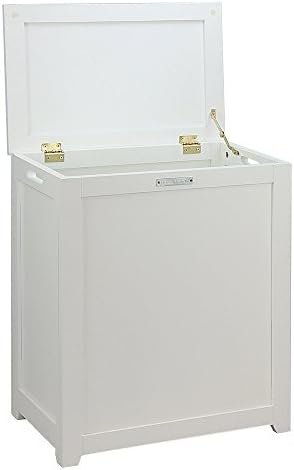 Oceanstar RH5513WHITE Storage Laundry Hamper, White