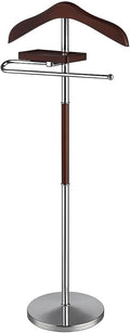 Proman Products VL17017 Valet with Hanger, Tray & Trouser Bar, Brown