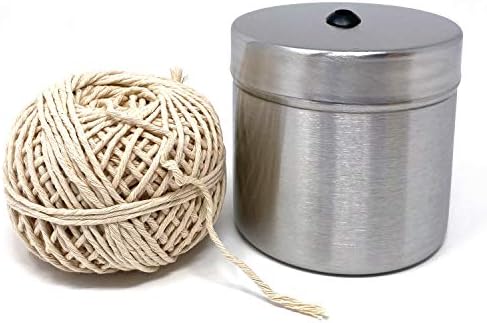 Norpro Stainless Steel Holder with Cotton Cooking Twine, 220 feet