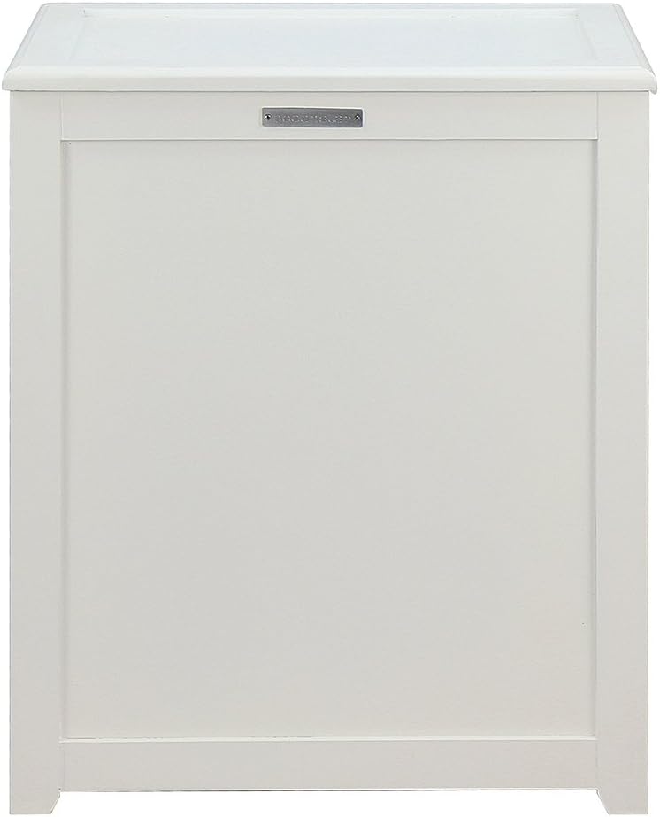 Oceanstar RH5513WHITE Storage Laundry Hamper, White