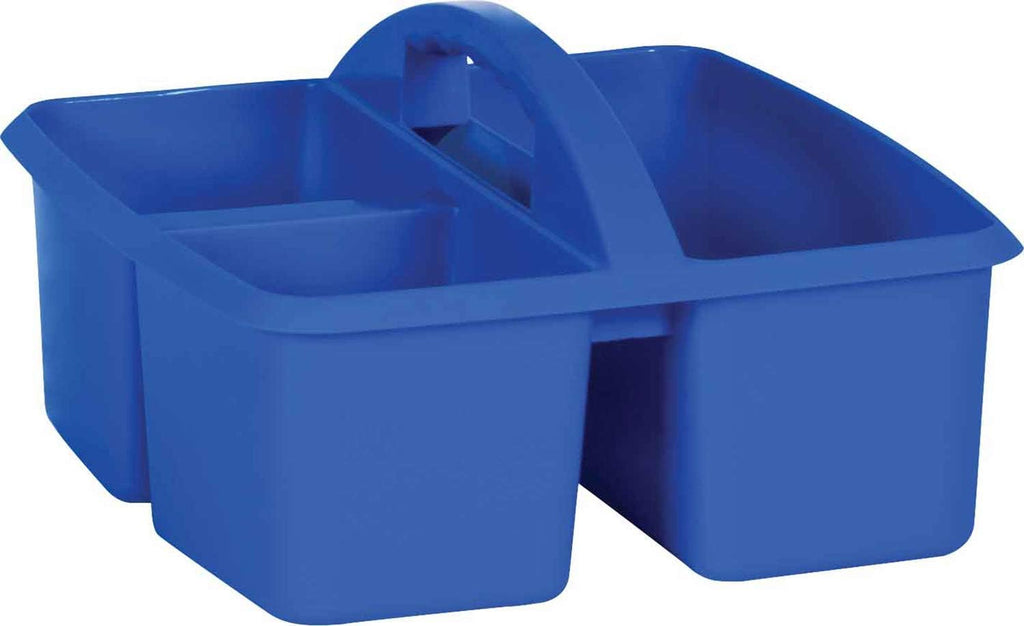 TEACH CREATE RESOURCE Teacher Created Resources Blue Plastic Storage Caddy