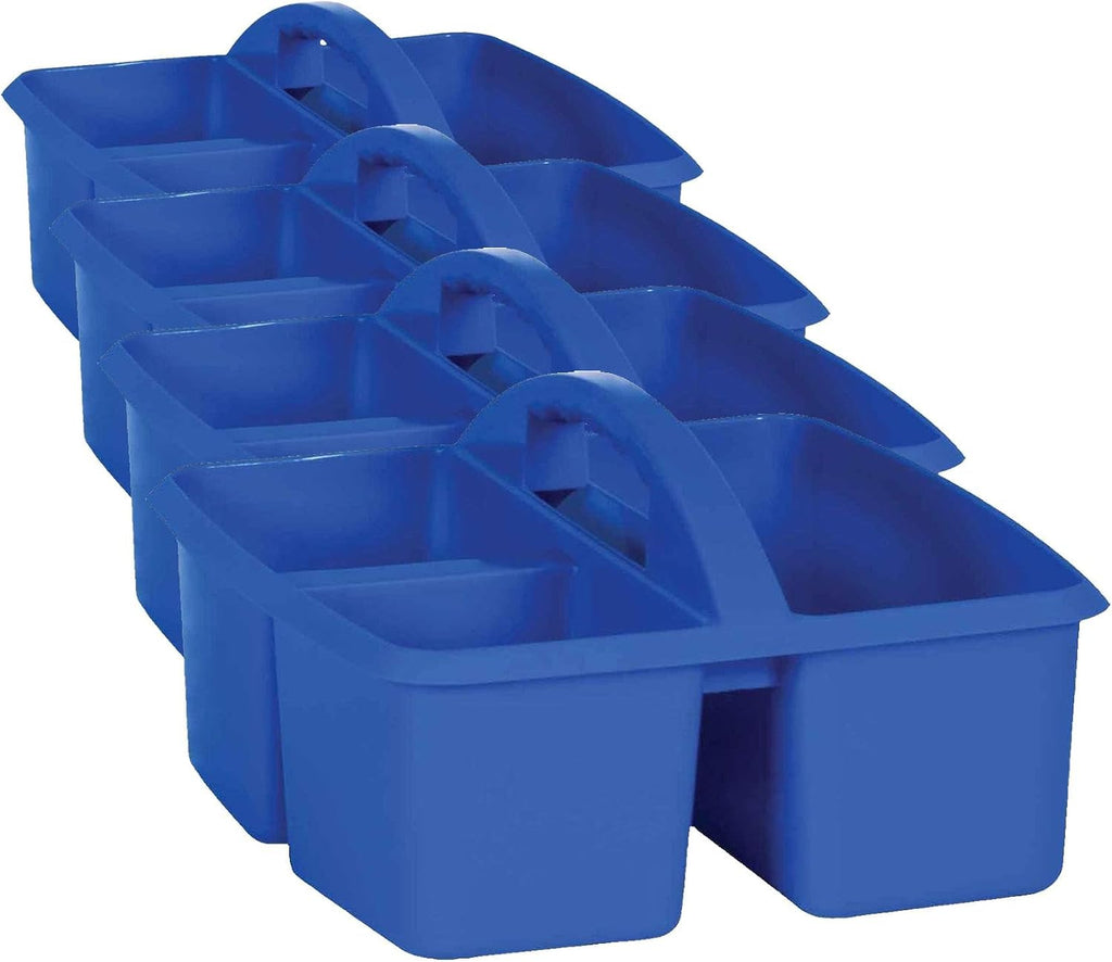 TEACH CREATE RESOURCE Teacher Created Resources Blue Plastic Storage Caddy