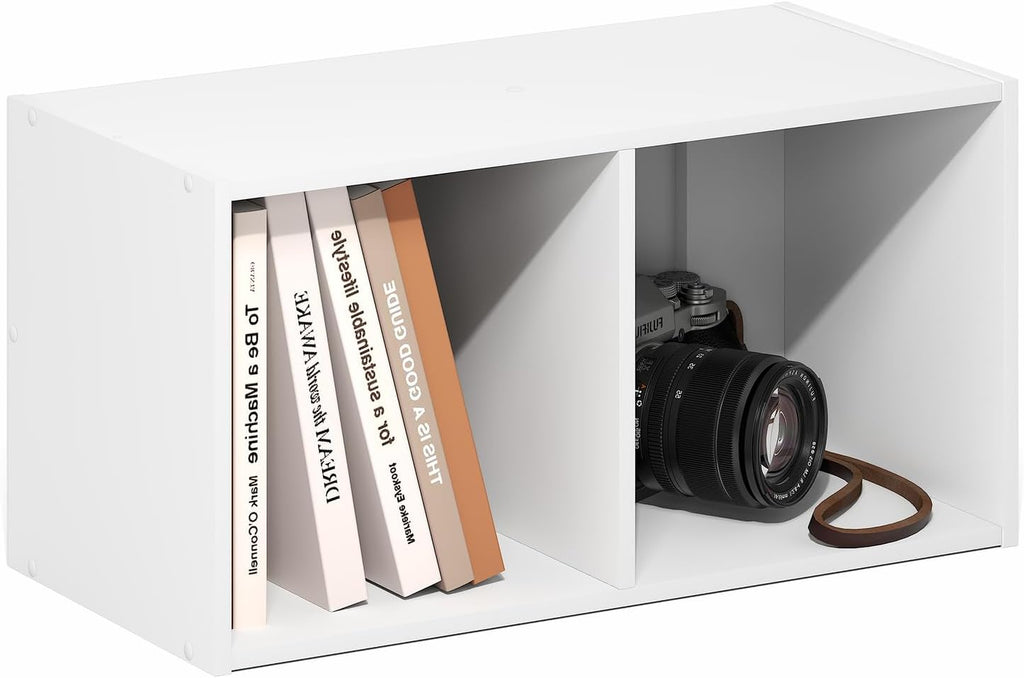Furinno Rossi 6-Cube Floating Shelves for Wall, Desktop Organizer, Dark Oak | Wall Mount Organizer, Bookshelf, for Home Office, Study Room