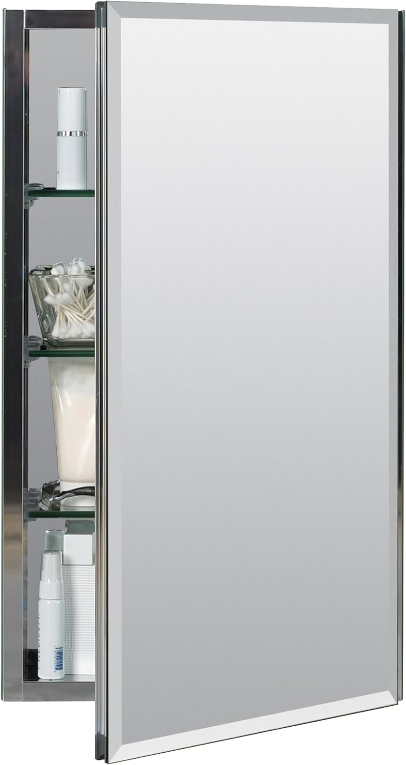 Zenith Products ZPC Corporation EMM1027 Prism Beveled Medicine Cabinet, 16" x 26"